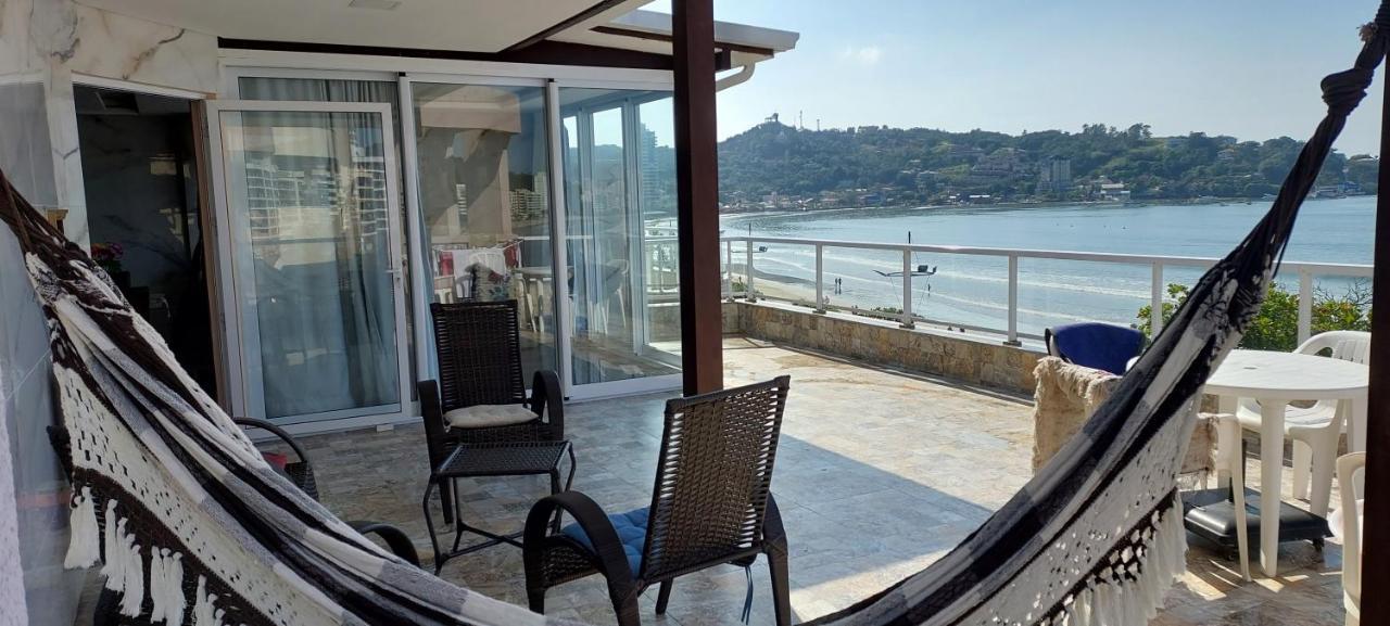 Apartamento de Cobertura frente para o mar Itapema Bagian luar foto
